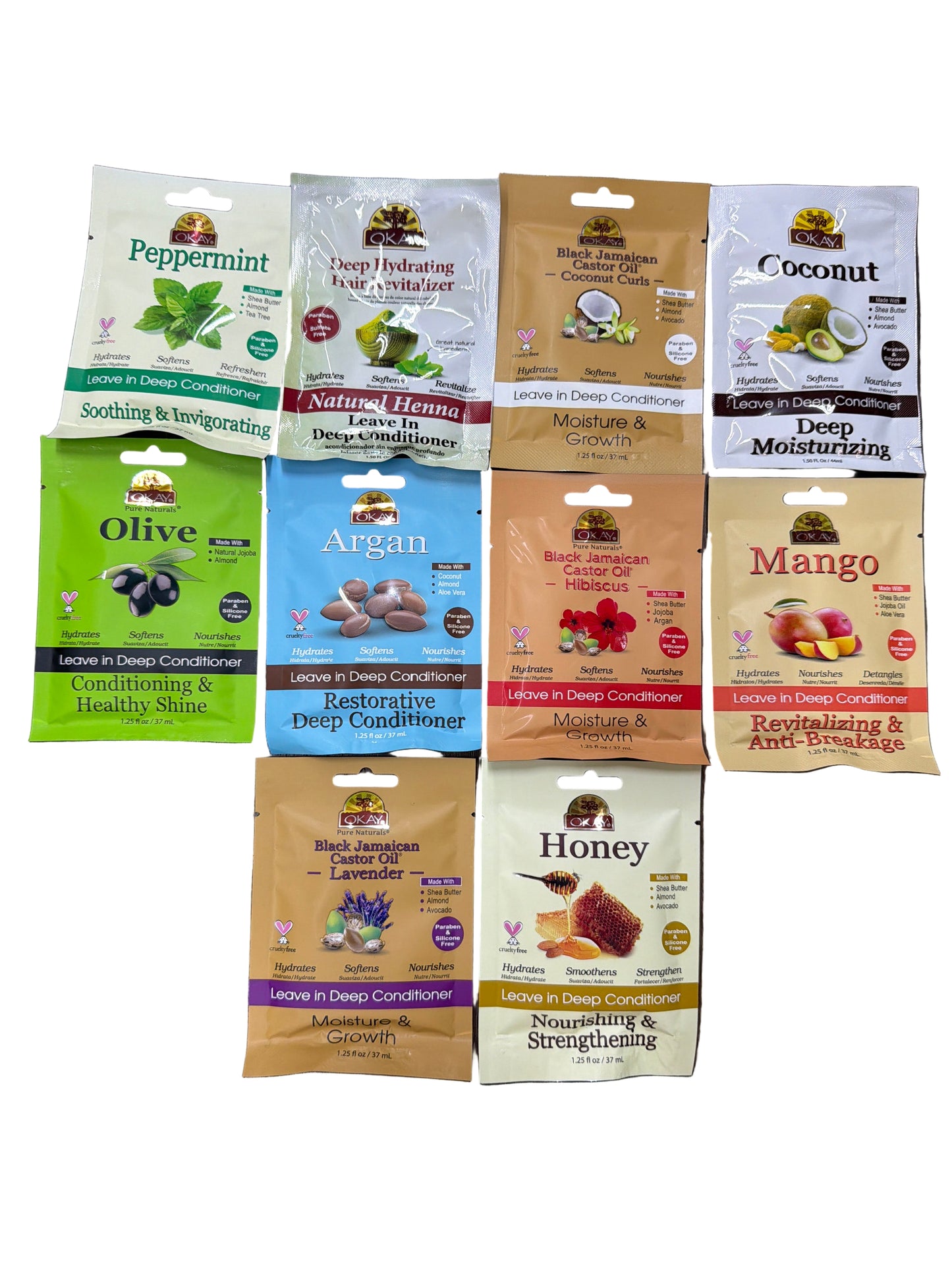 Okay Leave In Deep Conditioner, 1.25 oz (choose type)