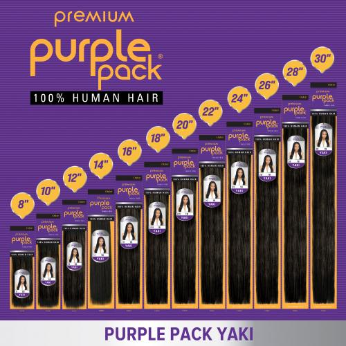 Outre Premium Purple Pack Yaki Human Hair Weave