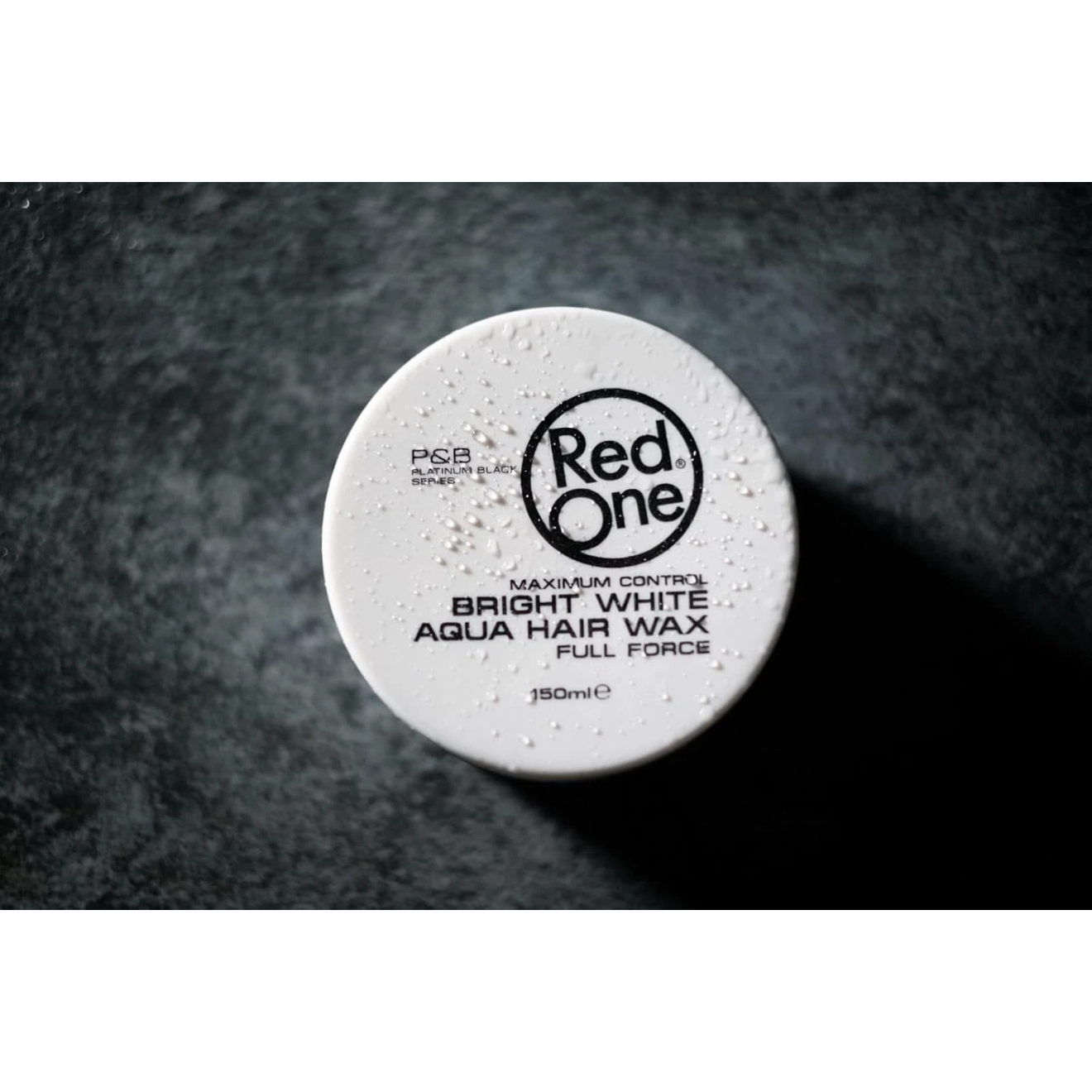 Red One Bright White Aqua Hair Wax Full Force Maximum Control