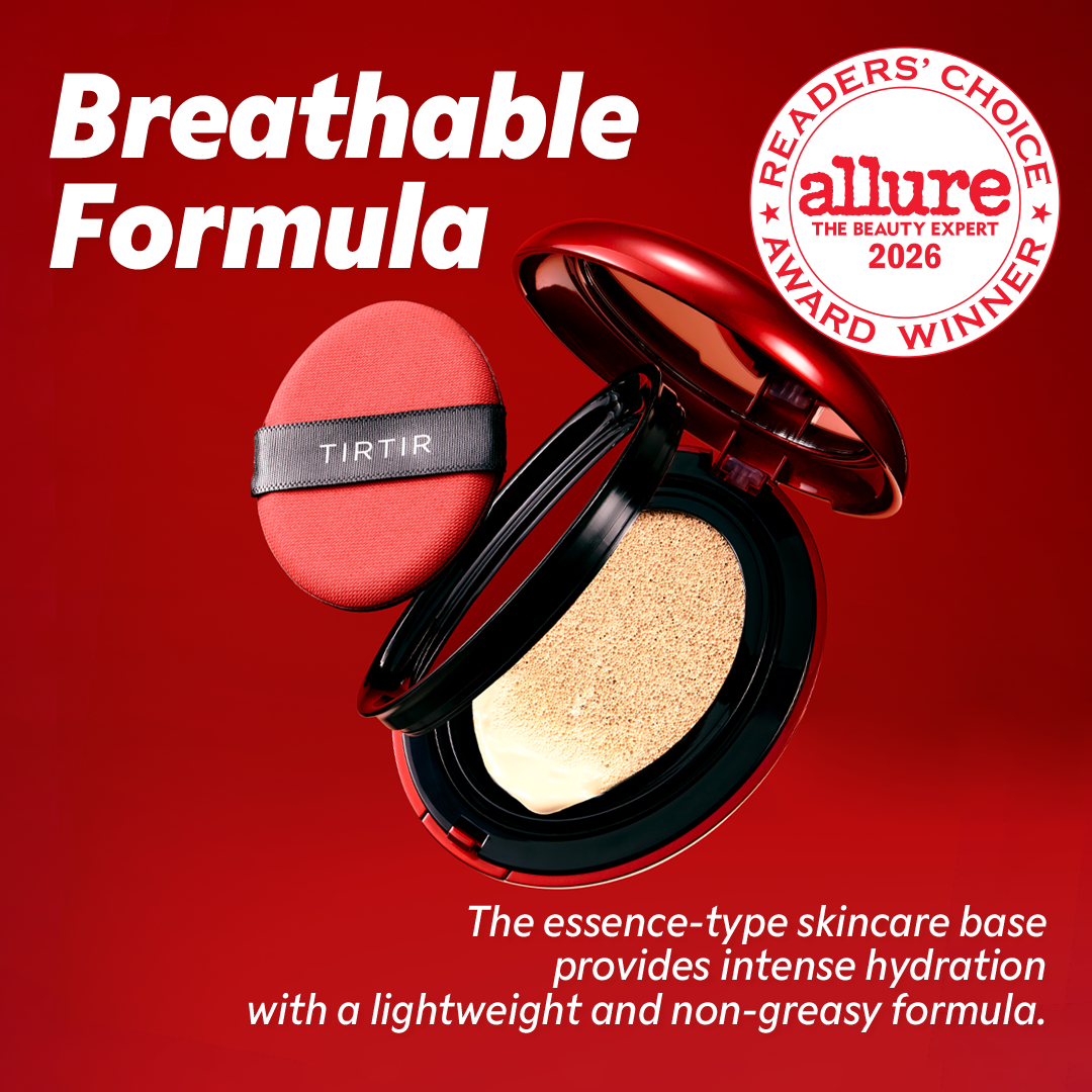 TIRTIR Mask Fit Red Cushion open compact with puff