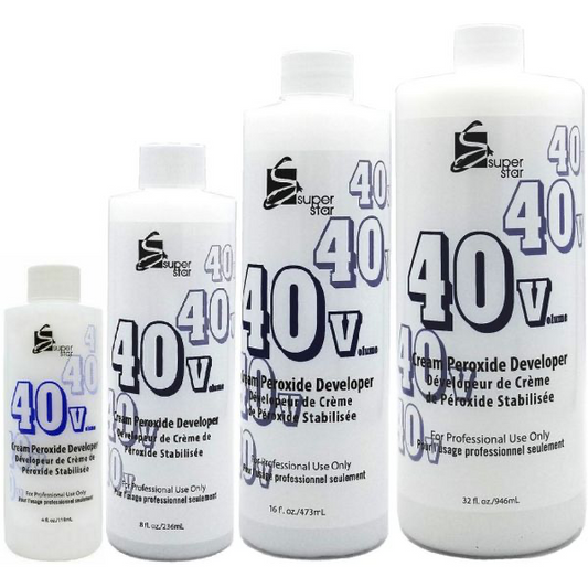 Marianna Super Star Cream Peroxide Developer 40 Volume (Available in 4oz, 8oz, 16oz, 32oz)