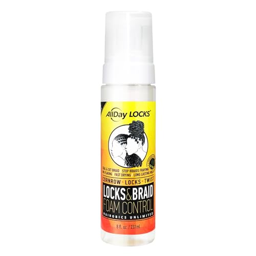 AllDay Locks Braid Oil - Spray On Hair Oil for Braid & Scalp Care, for Men and Women, Moisturizing and Strengthening Treatment, Hair Oil for Dry Scalp and Tension Relief - 8 oz Bottle|B0B3Q95K2D
