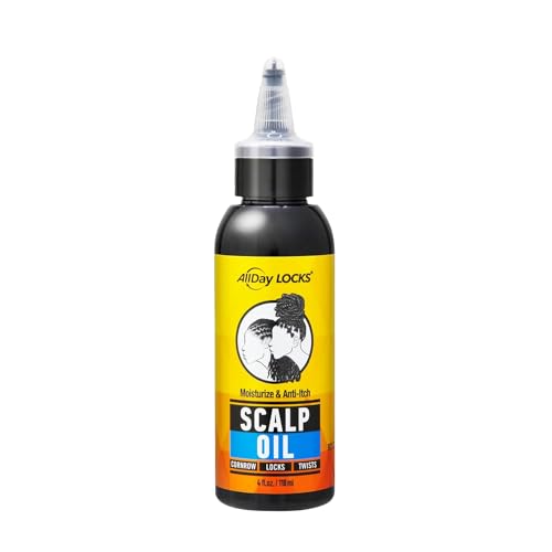 AllDay Locks Braid Oil - Spray On Hair Oil for Braid & Scalp Care, for Men and Women, Moisturizing and Strengthening Treatment, Hair Oil for Dry Scalp and Tension Relief - 8 oz Bottle|B0B3Q95K2D