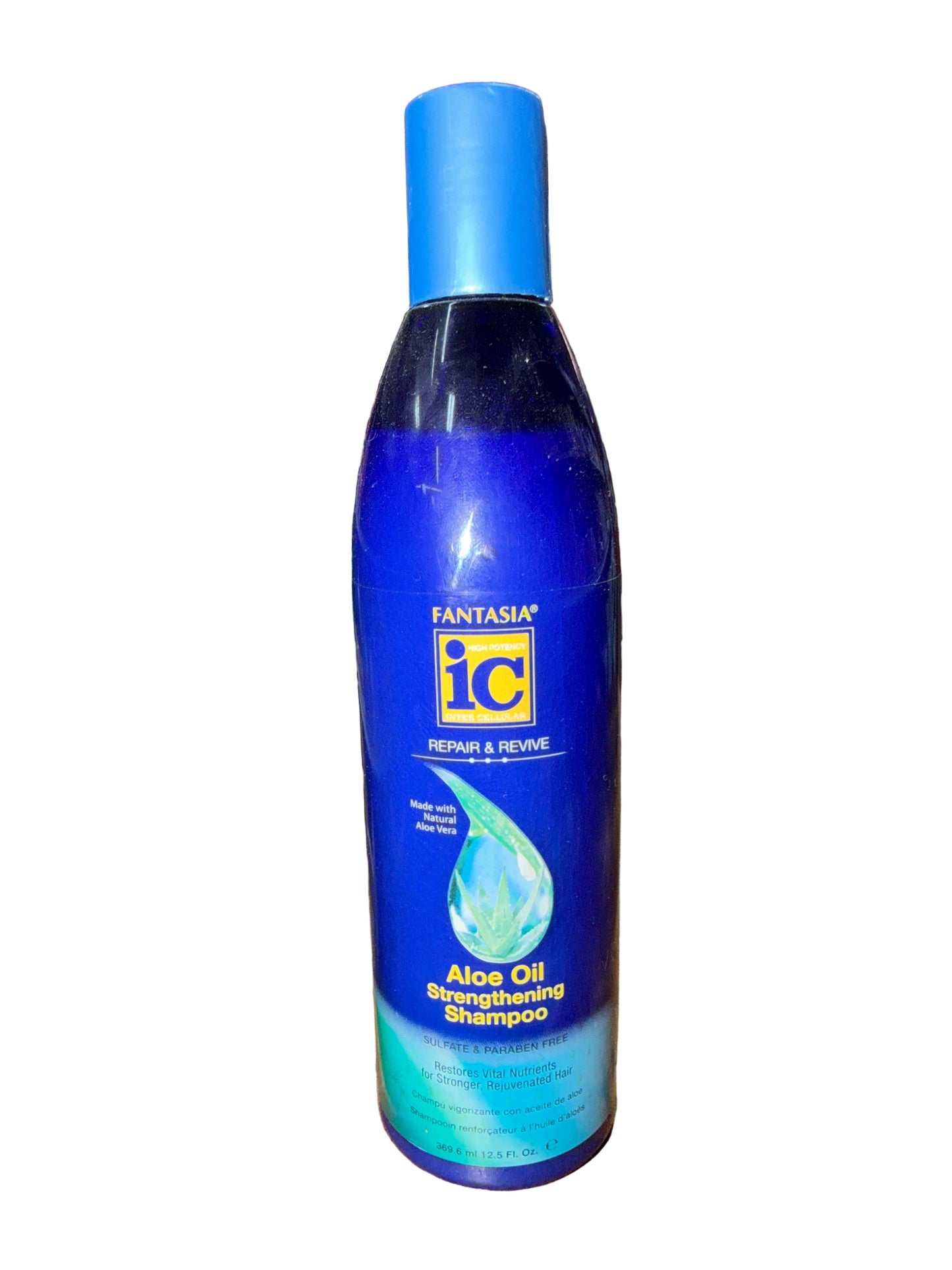 Fantasia IC Repair & Revive Aloe Oil Strengthening Shampoo 12.5 oz