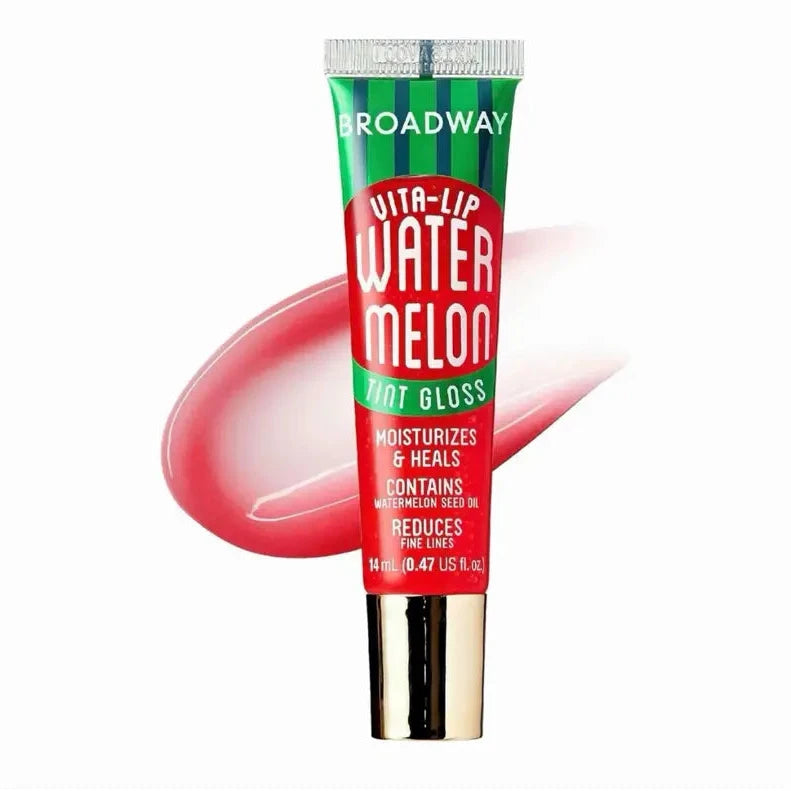 Broadway Vita-Lip Watermelon Tint Gloss - Moisturizes Heals Contains Watermelon Seed Oil Reduces Fine Lines 14ml
