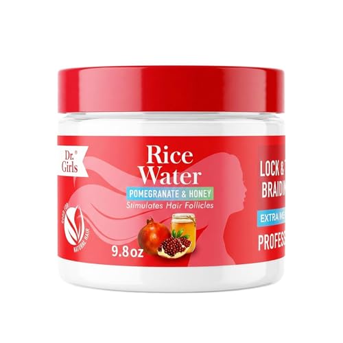 Dr Girls Super Grow Loc & Twists Braiding Conditioning Gel/9.8oz/ Extra Mega Hold (Avocado + Tea Tree)|B0G67KSHDL