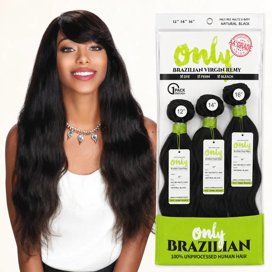 ONLY BRZ MULTI S-BODY BRAZILIAN VIRGIN REMY 100% UNPROCESSED HUMAN HAIR Ultimate Beauty Supply