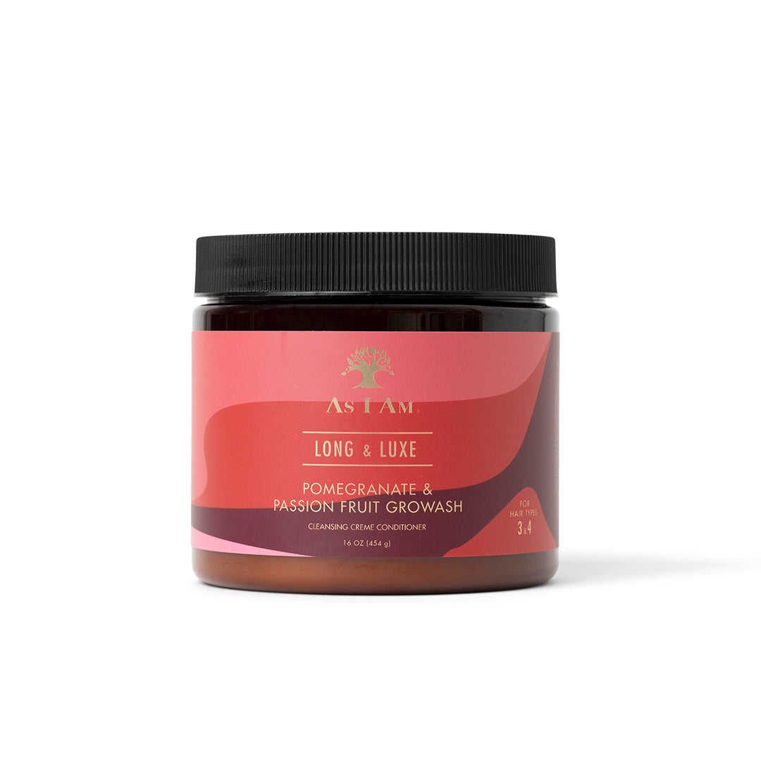 long and luxe product label close up