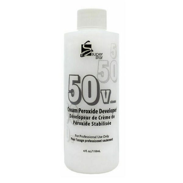 Marianna Super Star Cream Peroxide Developer 50 Volume (Available in 4oz, 8oz, 16oz, 32oz)