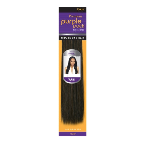 Outre Premium Purple Pack Yaki Human Hair Weave