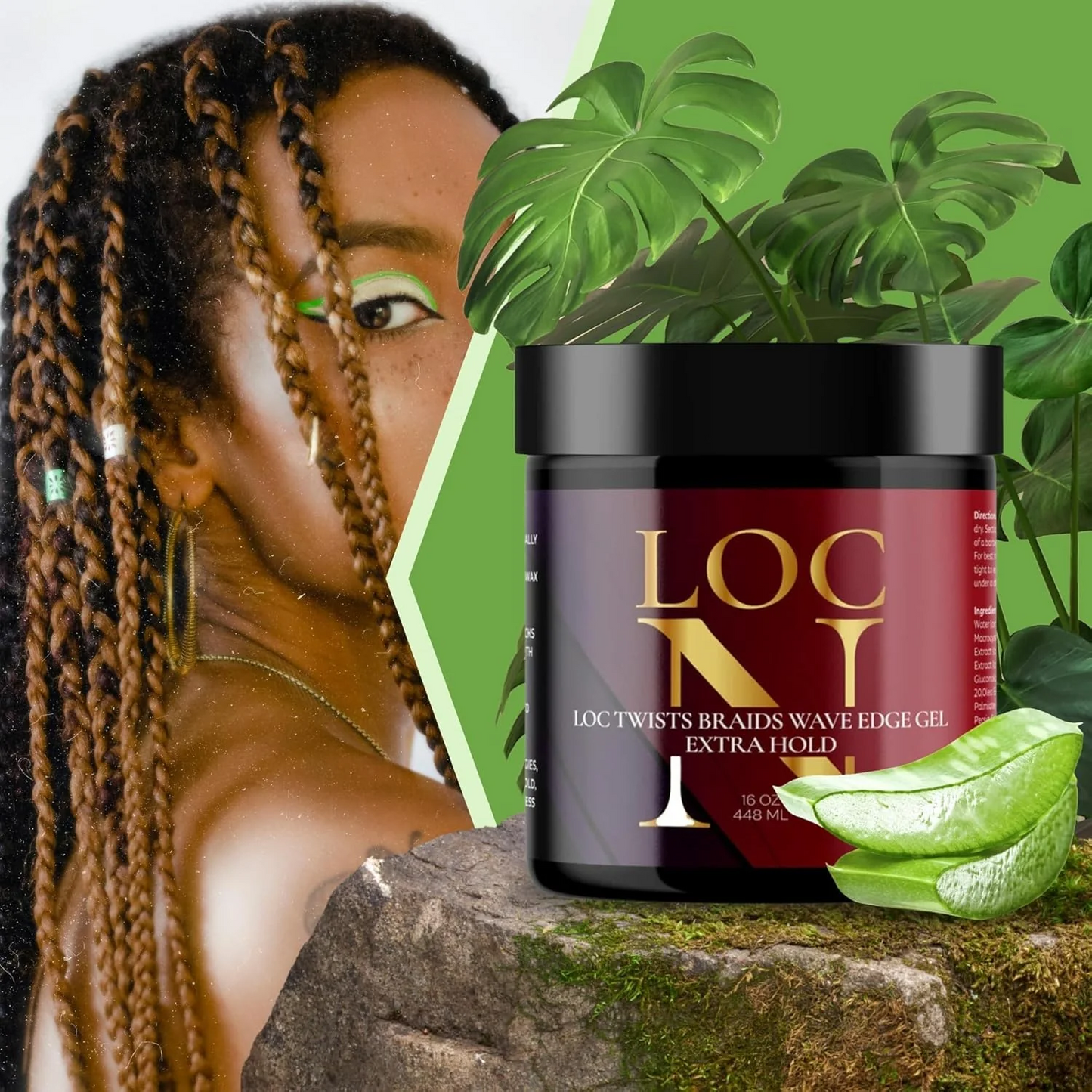 Loc N Braiding Gel 4 oz