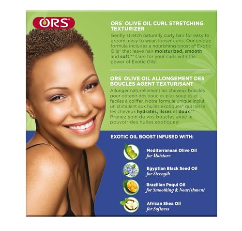ORS Olive Oil Curl Stretching Texturizer Kit with the Power of Exotic Oils - All Textures|B01N539G26
