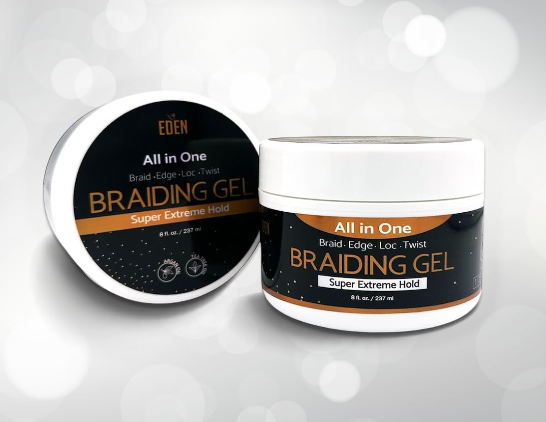 Eden All-in-One Braiding Gel Super Extreme Hold – Super Extreme Hold jars