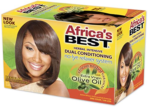 Africa's Best Dual Conditioning No-Lye Relaxer System Regular|B004AI3GW2