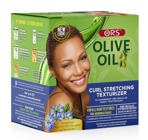 ORS Olive Oil Curl Stretching Texturizer Kit with the Power of Exotic Oils - All Textures|B01N539G26