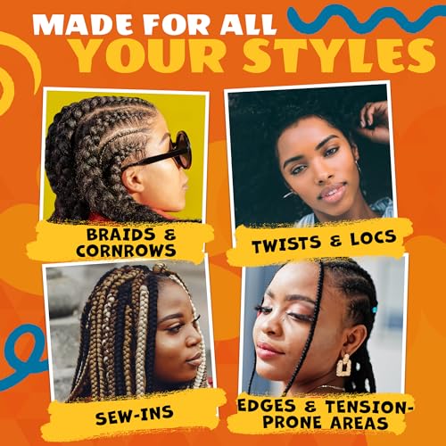 AllDay Locks Braid Oil - Spray On Hair Oil for Braid & Scalp Care, for Men and Women, Moisturizing and Strengthening Treatment, Hair Oil for Dry Scalp and Tension Relief - 8 oz Bottle|B0B3Q95K2D
