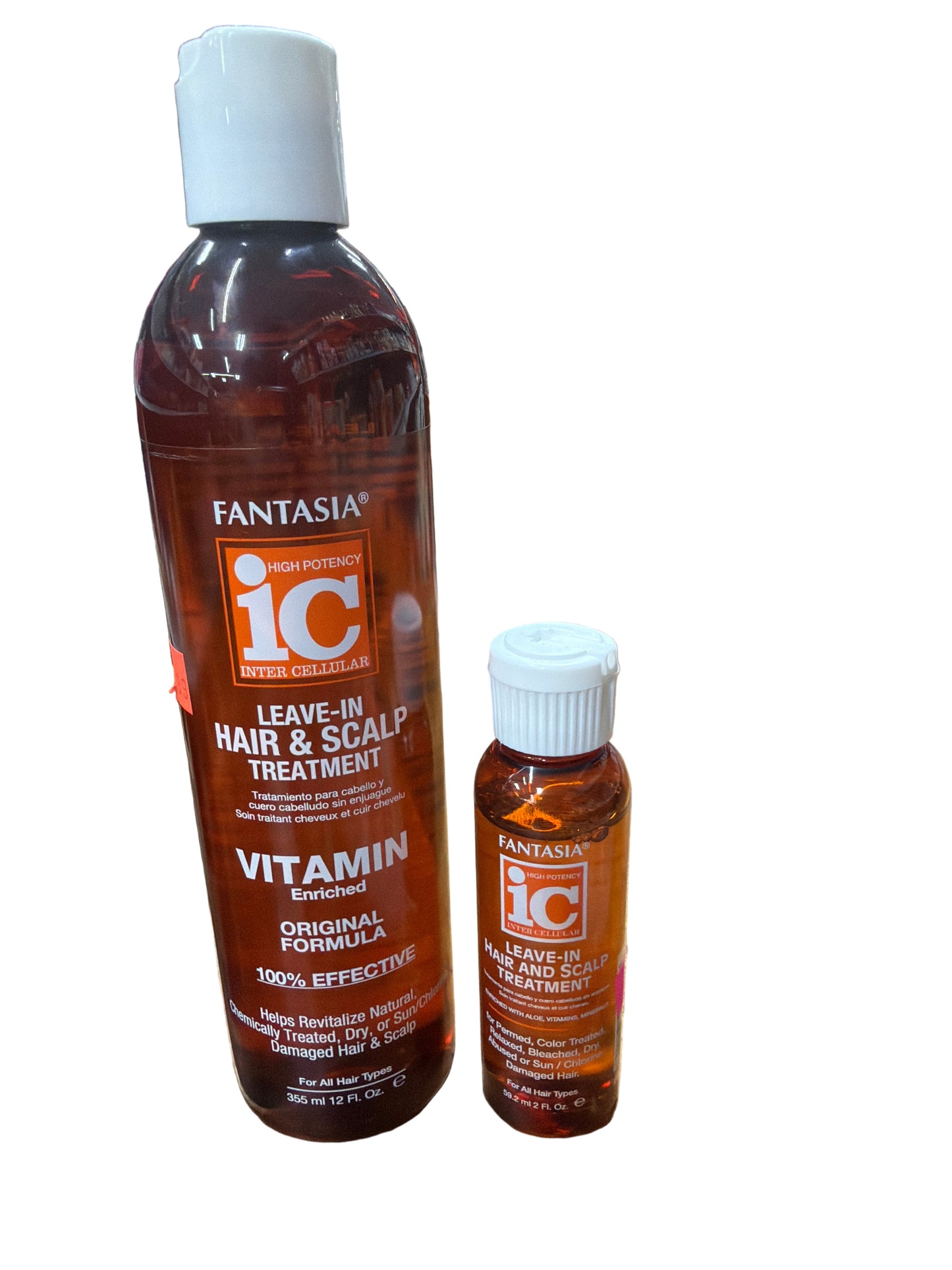 Fantasia IC Leave In Hair & Scalp Treatment VITAMIN Enriched - Original Formula (choose size