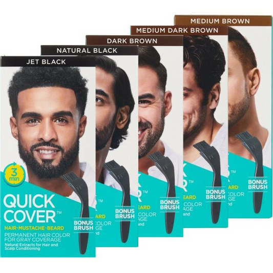 Kiss Quick Cover Hair/Mustache/Beard #QMC (PC) - Multiple Colors