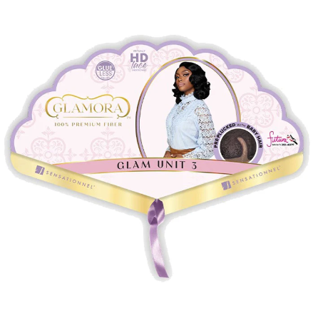 Sensationnel HD Lace Front Wig Glamora Glueless 13X4 Glam Unit 3