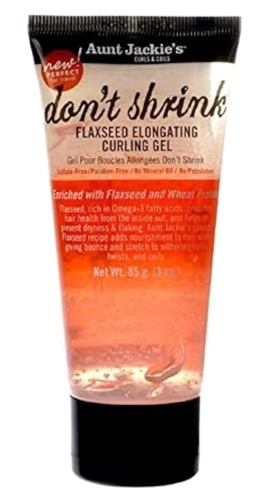Aunt Jackie's Don't Shrink Flaxseed Curling Gel 3 oz — 3 oz Don't Shrink curling gel tube