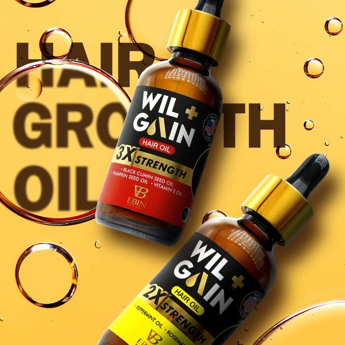 EBIN NEW YORK 100% Natural Hair Growth Oil 4oz/120ml - Lightweight Formula - Buy Online on GoSupps.com
