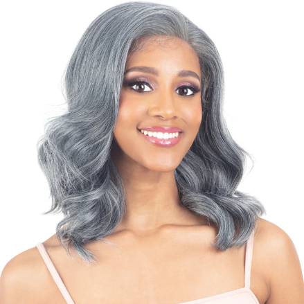 Model Model Miss Divine Glueless Human Hair Blend HD Lace Front Wig - GIA - Ear to Ear Lace