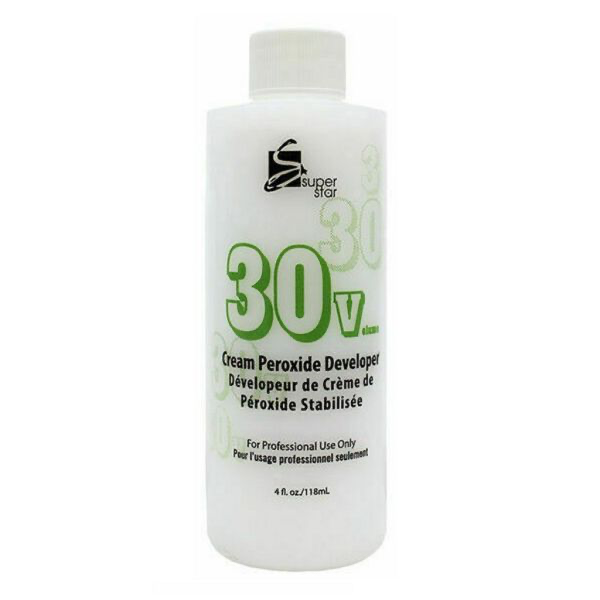 Marianna Super Star Cream Peroxide Developer 30 Volume (Available in 4oz, 8oz, 16oz, 32oz)