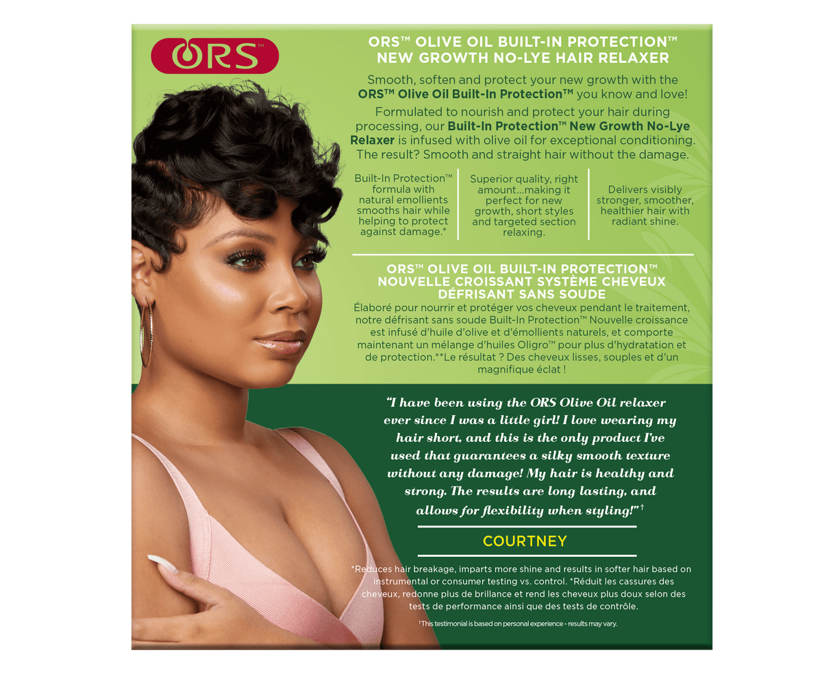 ORS Olive Oil New Growth No-Lye Relaxer Kit, Normal strength
