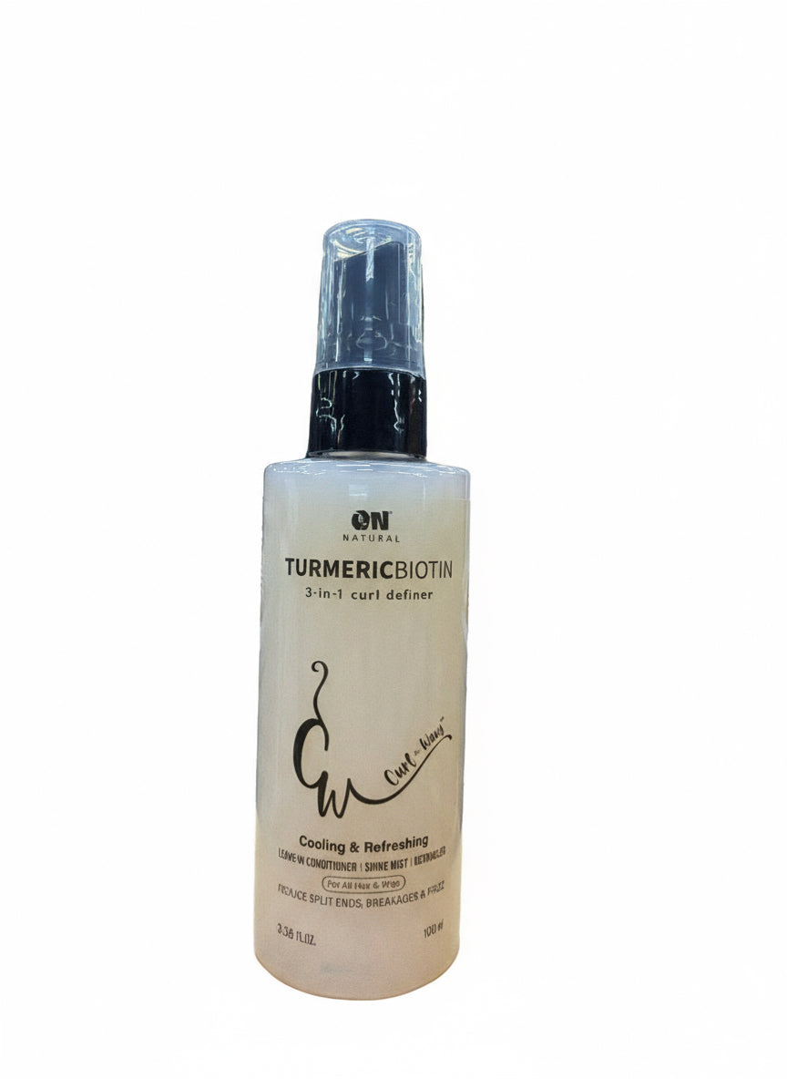 On Natural : Curl-n-Wavy 3-in-1 Curl Definer / Fleek & Sleek 4-in-1 Hair Enhancer for Straight Hair, 3.38 oz (choose type)