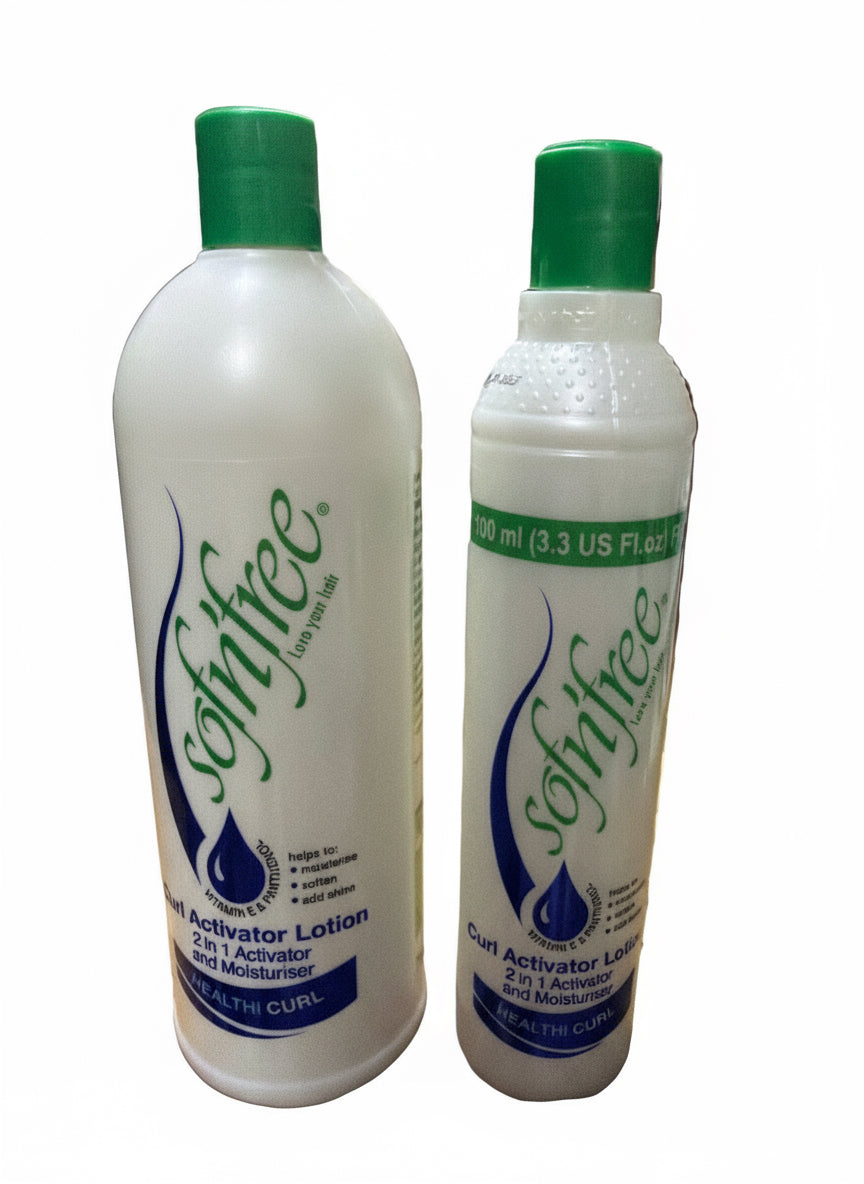 Sofn’Free Moisturizer & Curl Activator for Natural Hair, Soft Curls, and Waves (choose size)