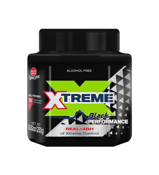 Xtreme Performance Black Styling Hair Gel with Aloe Vera 8.82 oz Jar - Pack of 12 - Buy Online on GoSupps.com