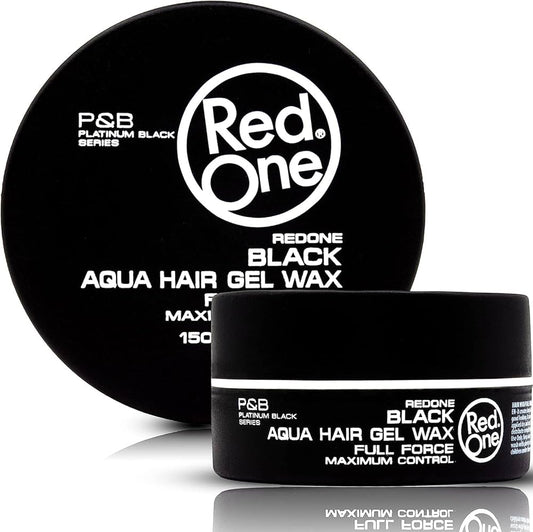 RedOne Black Aqua Hair Gel Wax Full Force Maximum Control