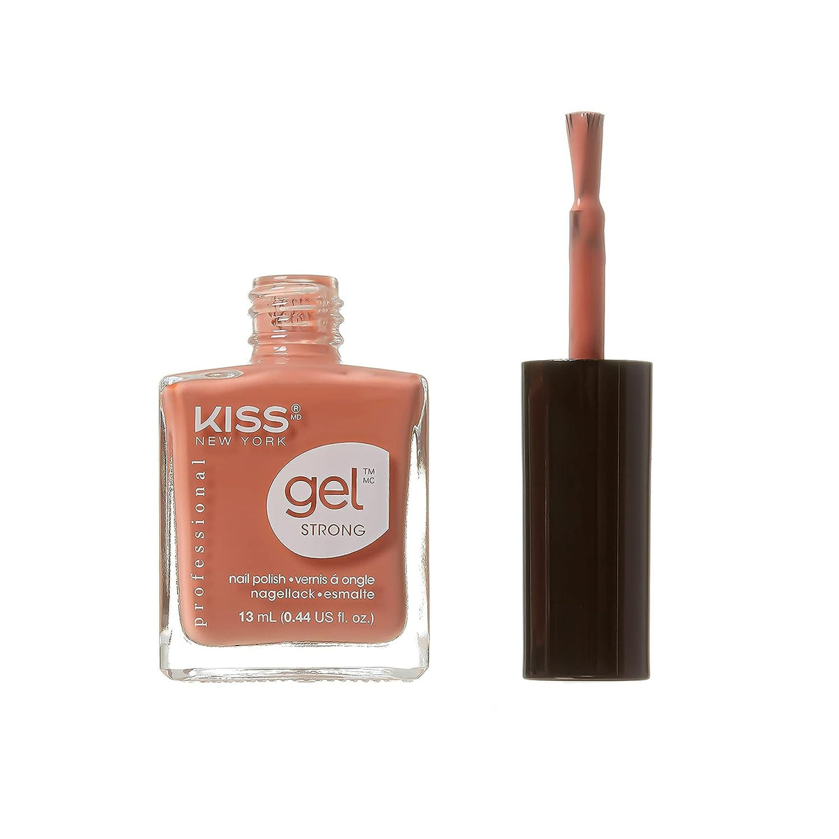 KISS New York Gel Strong Nail Polish, High-Gloss Salon Shine Long-Wear Liquid Lacquer - KNP KISS NEW YORK PROFESSIONAL
