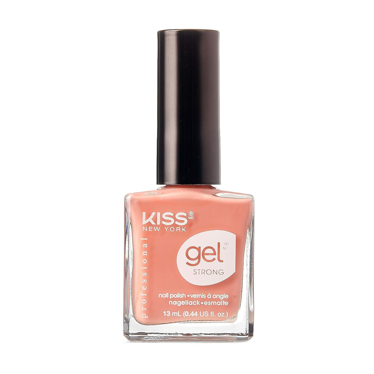 KISS New York Gel Strong Nail Polish, High-Gloss Salon Shine Long-Wear Liquid Lacquer - KNP KISS NEW YORK PROFESSIONAL