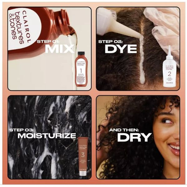 Clairol Textures & Tones Permanent Moisture-Rich Hair Color [Various Color Options]