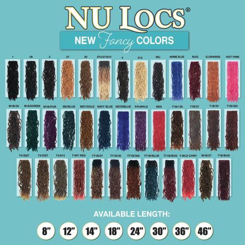 Bobbi Boss Synthetic Hair Crochet Braids African Roots Braid Collection Nu Locs