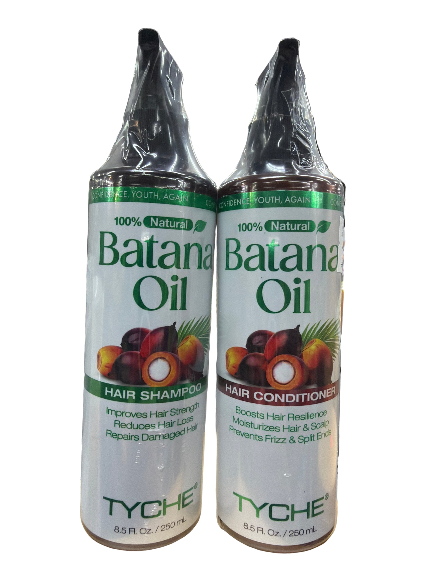 Tyche : 100% Natural Batana Oil, Batana Hair Shampoo / Batana Hair Conditioner, 8.5 oz (choose type)