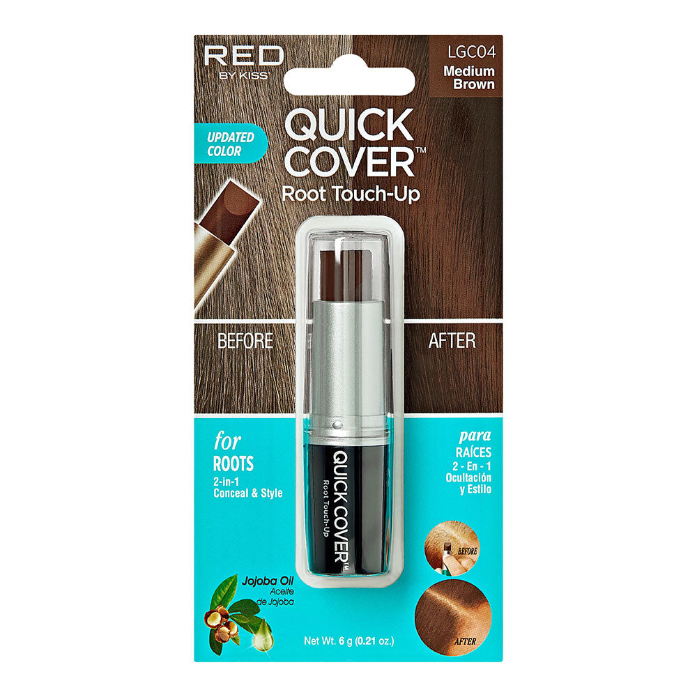 Red By Kiss Quick Cover Root Touch-Up Stick Temporary & Water-Resistant