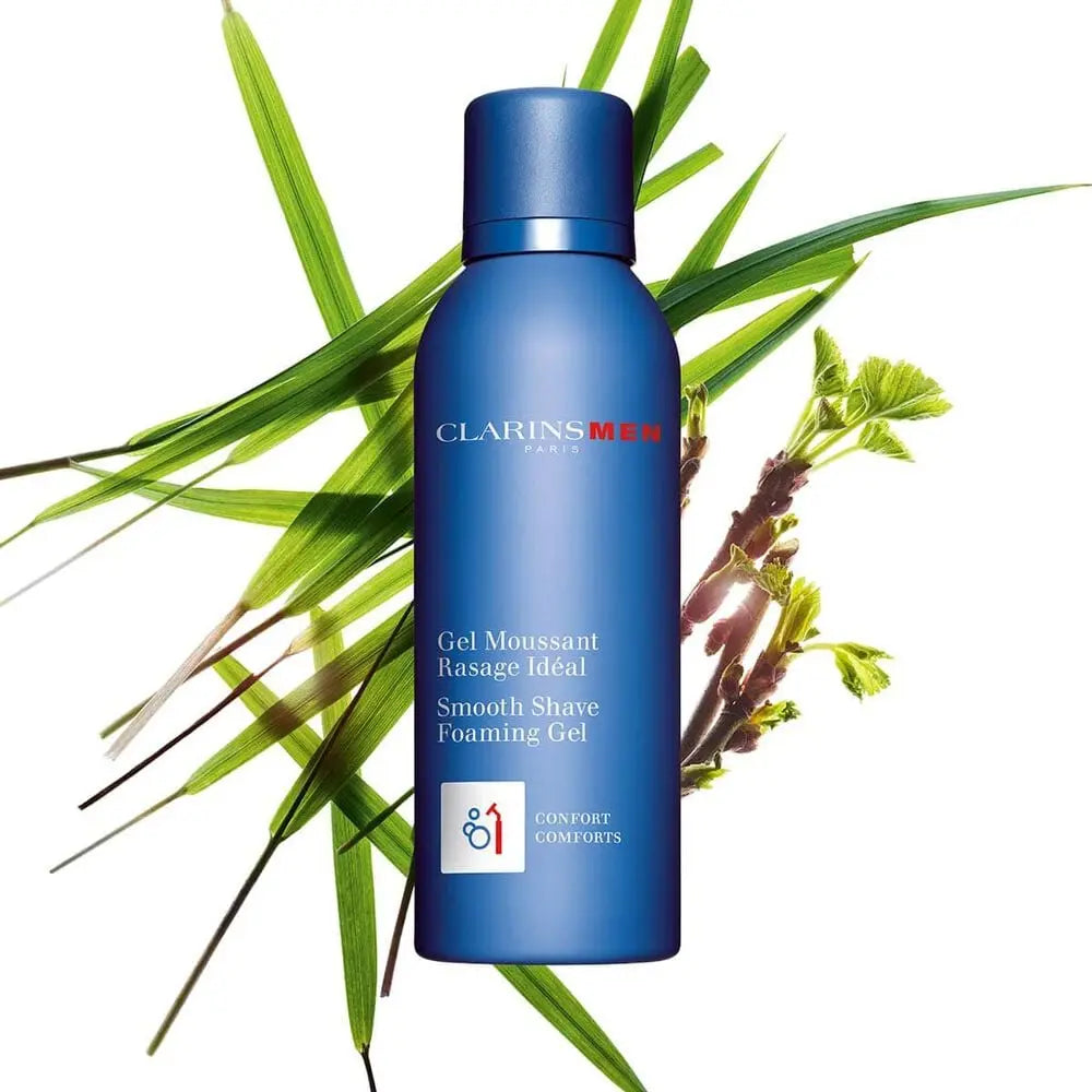 ClarinsMen Smooth Shave Foaming Gel - Moisturizing Shaving Foam for Men