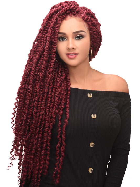 Destiny Passion Twist Braid Lace Wig – 30" – manufacturer style photo