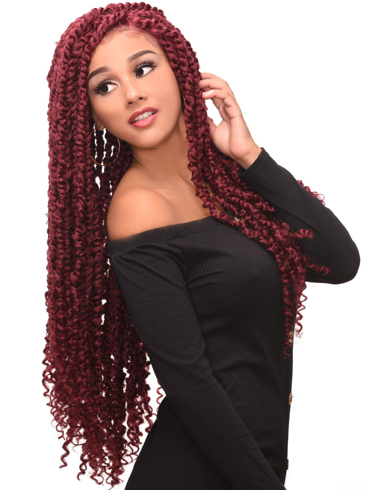 Destiny Passion Twist Braid Lace Wig – 30" – manufacturer style photo