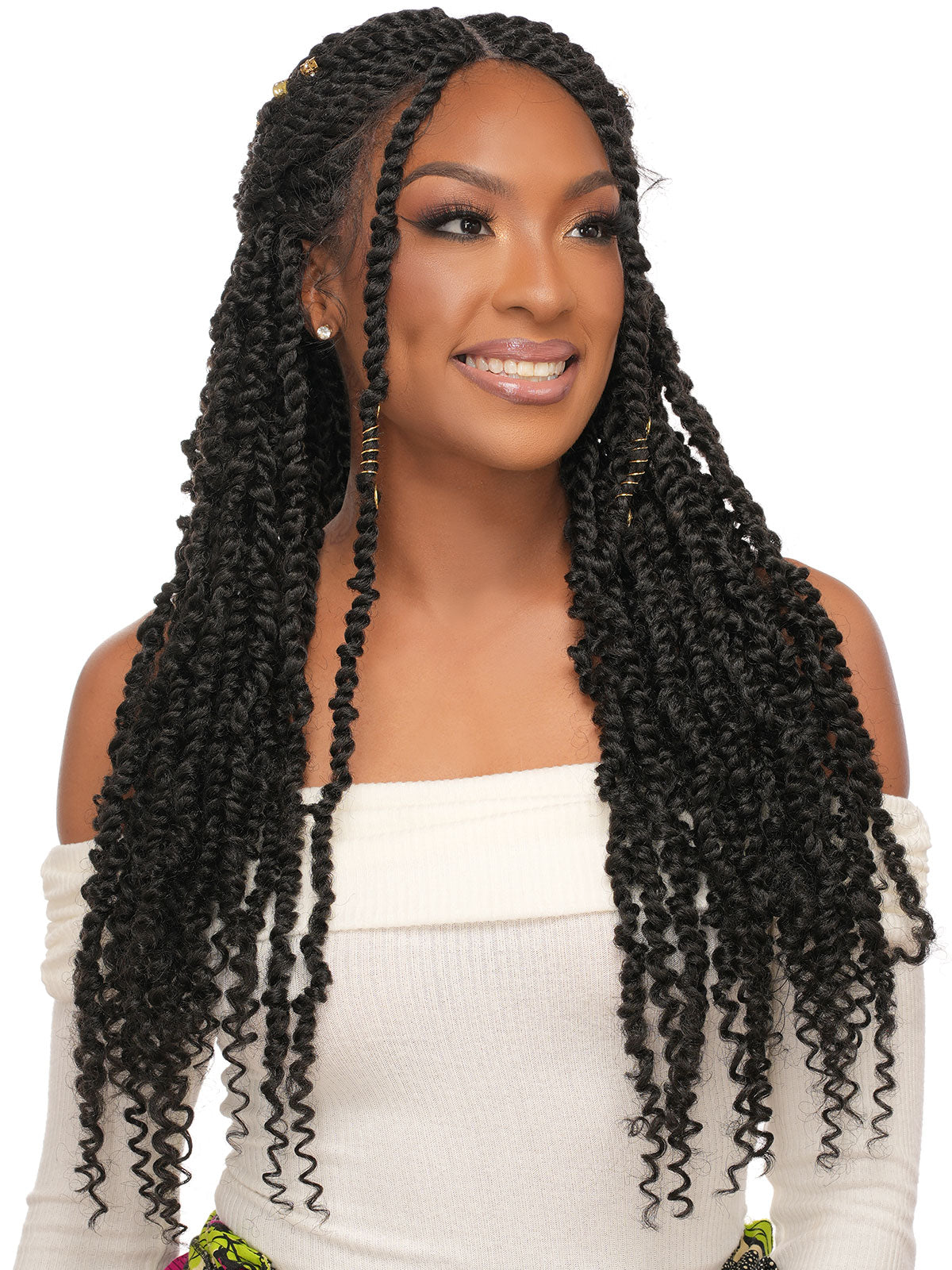 Destiny Passion Twist Braid Lace Wig – 30" – manufacturer style photo