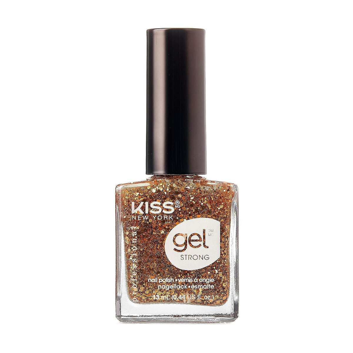 KISS New York Gel Strong Nail Polish, High-Gloss Salon Shine Long-Wear Liquid Lacquer - KNP KISS NEW YORK PROFESSIONAL