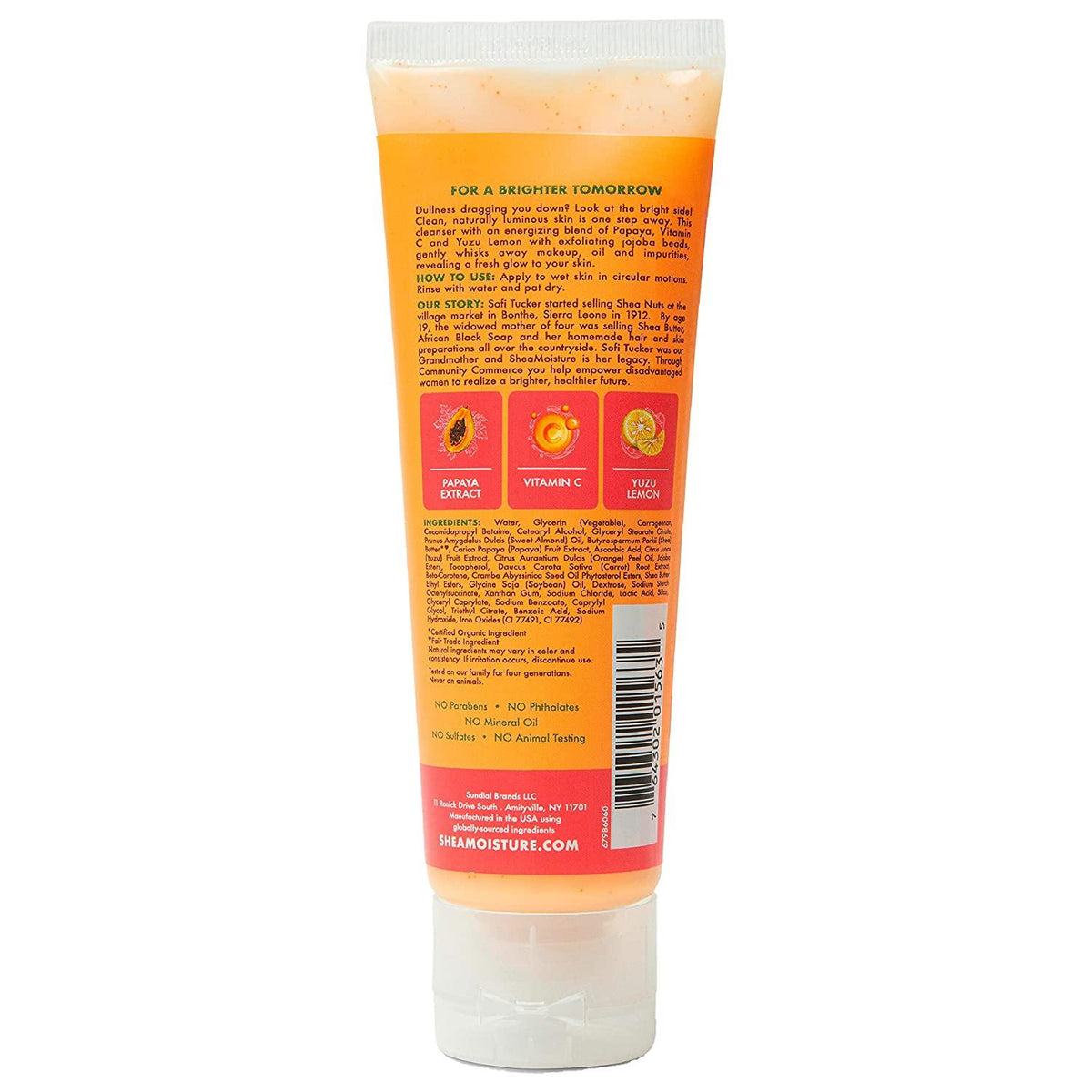 SheaMoisture Papaya &amp; Vitamin C Gel Cleanser for Uneven Skin Tone - 4 oz - Buy Online on GoSupps.com