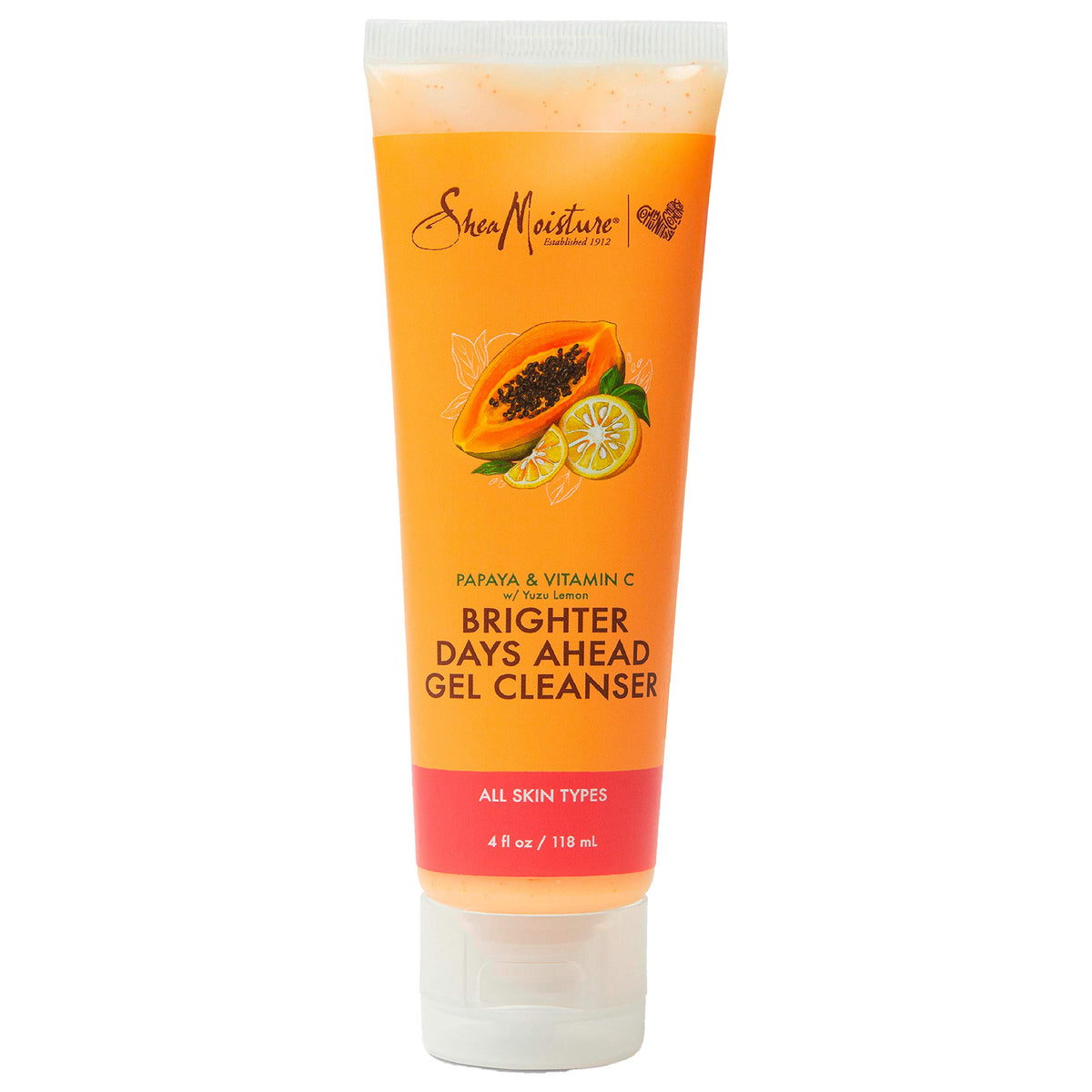 SheaMoisture Papaya &amp; Vitamin C Gel Cleanser for Uneven Skin Tone - 4 oz - Buy Online on GoSupps.com
