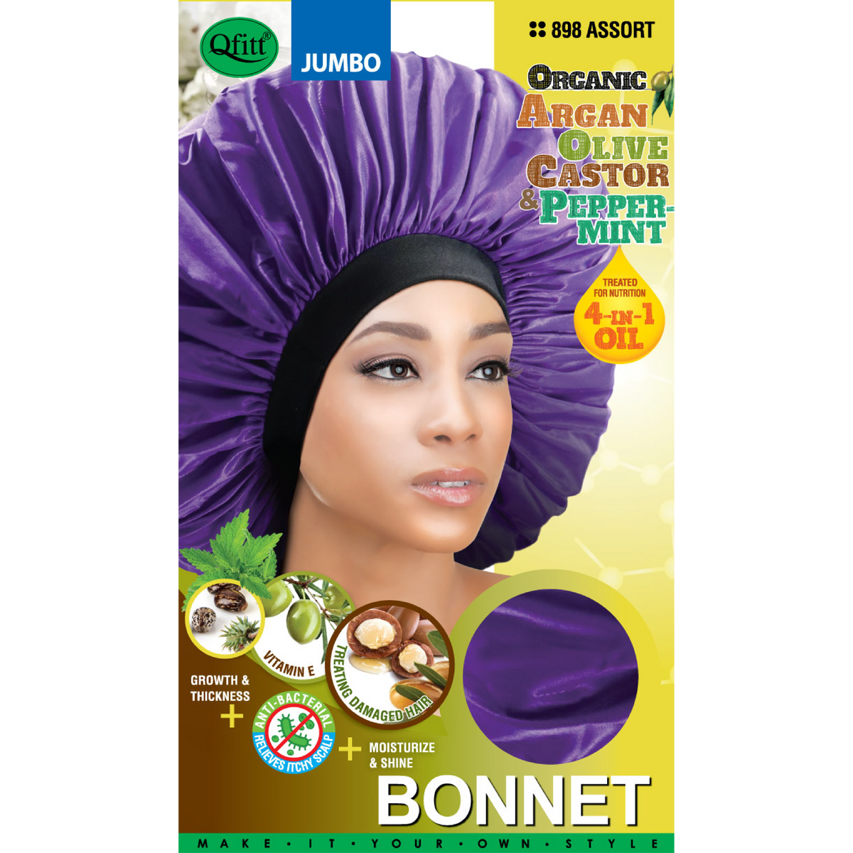 JUMBO ORGANIC BONNET (#898) QFitt