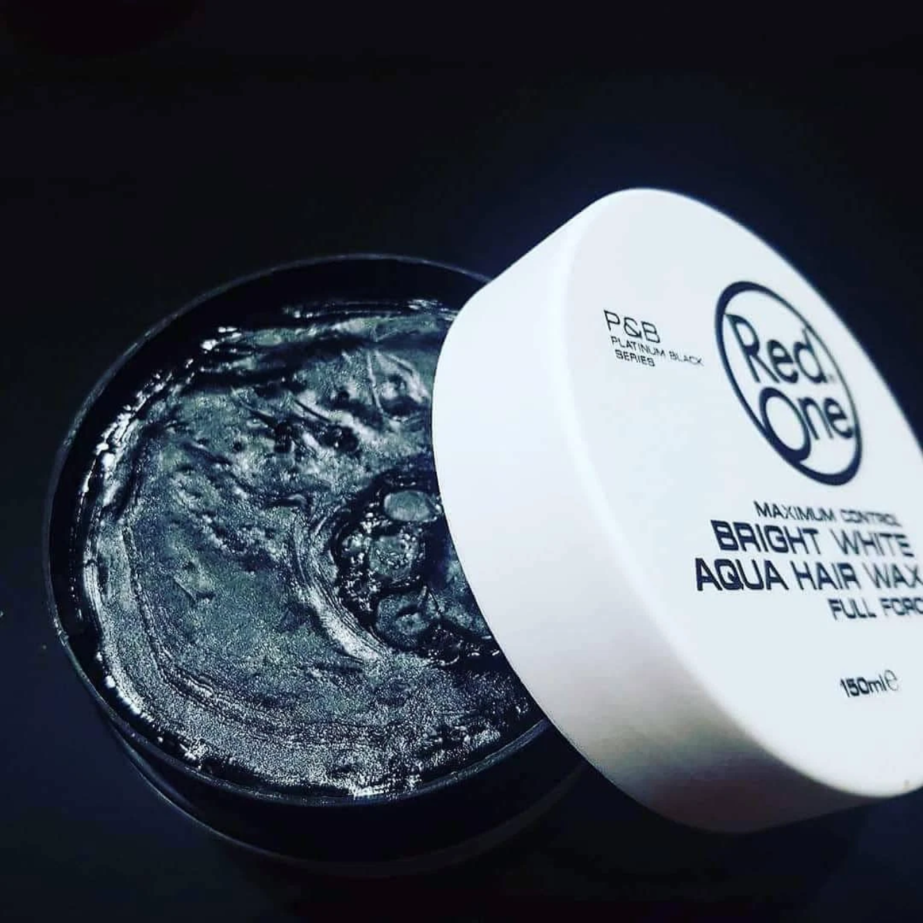 Red One Bright White Aqua Hair Wax Full Force Maximum Control