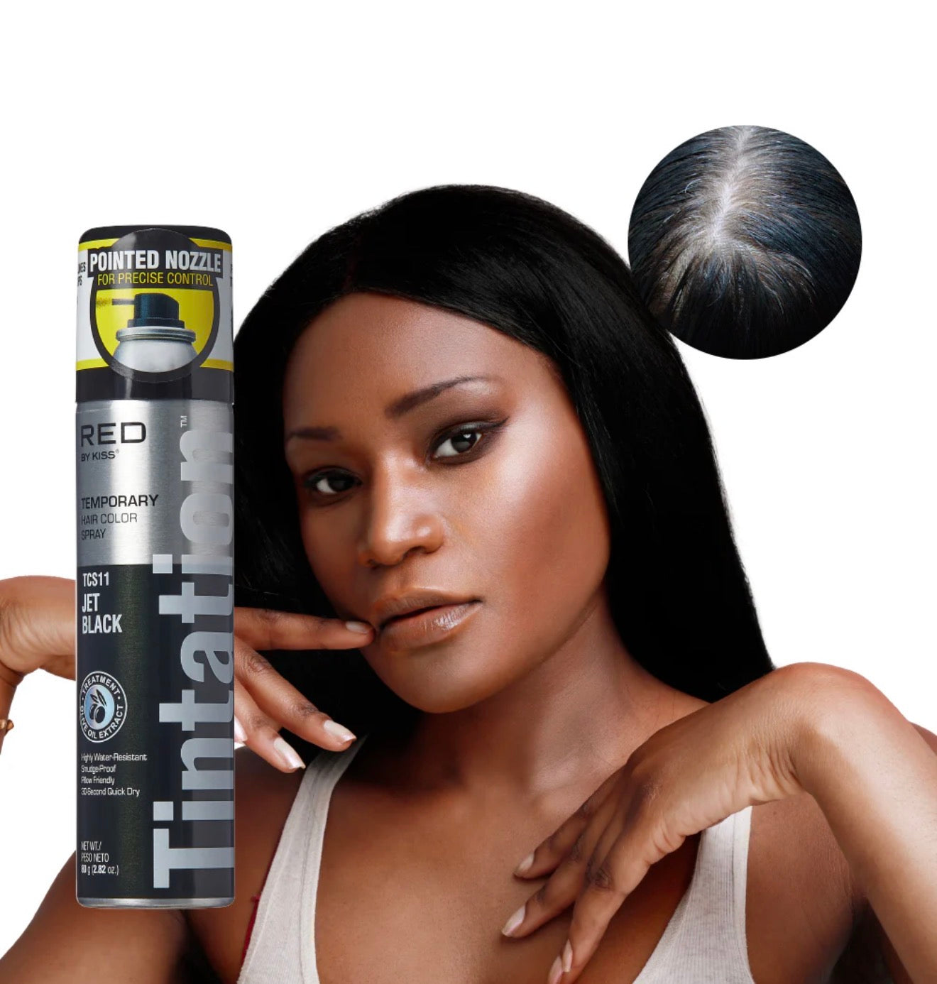 Tintation Temporary Hair Color Root Touch Up Color Spray Large 2.82 oz