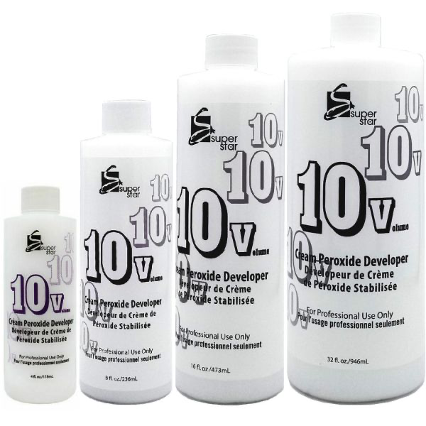 Marianna Super Star Cream Peroxide Developer 10 Volume (Available in 4oz, 8oz, 16oz, 32oz)