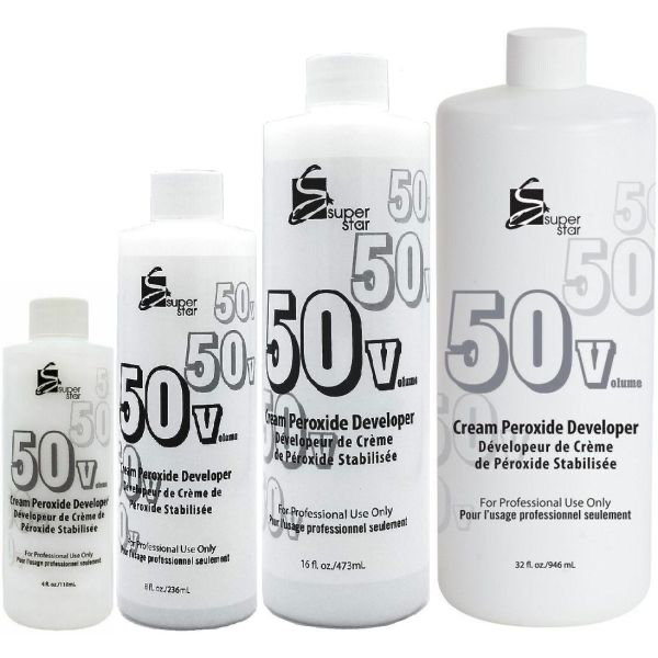 Marianna Super Star Cream Peroxide Developer 50 Volume (Available in 4oz, 8oz, 16oz, 32oz)
